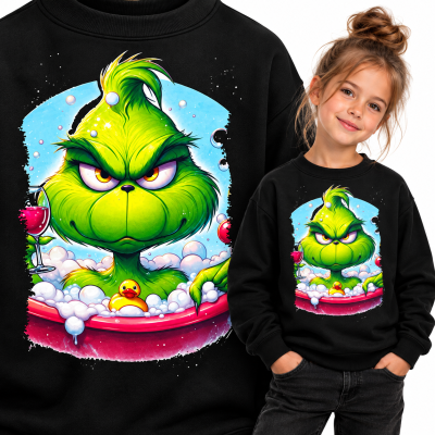 BLUZA ŚWIĄTECZNA GRINCH WINE